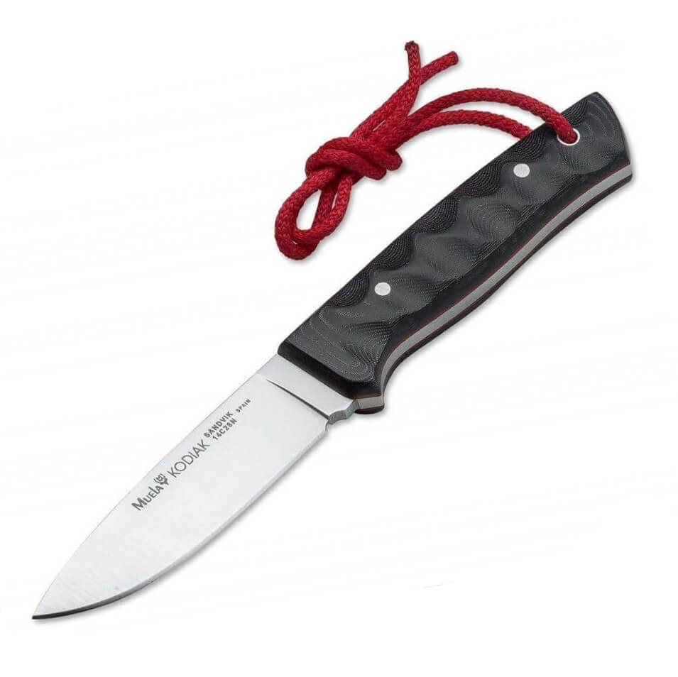 Cuchillo tactico Muela Kodiak con hoja de acero sandvik y mango e...