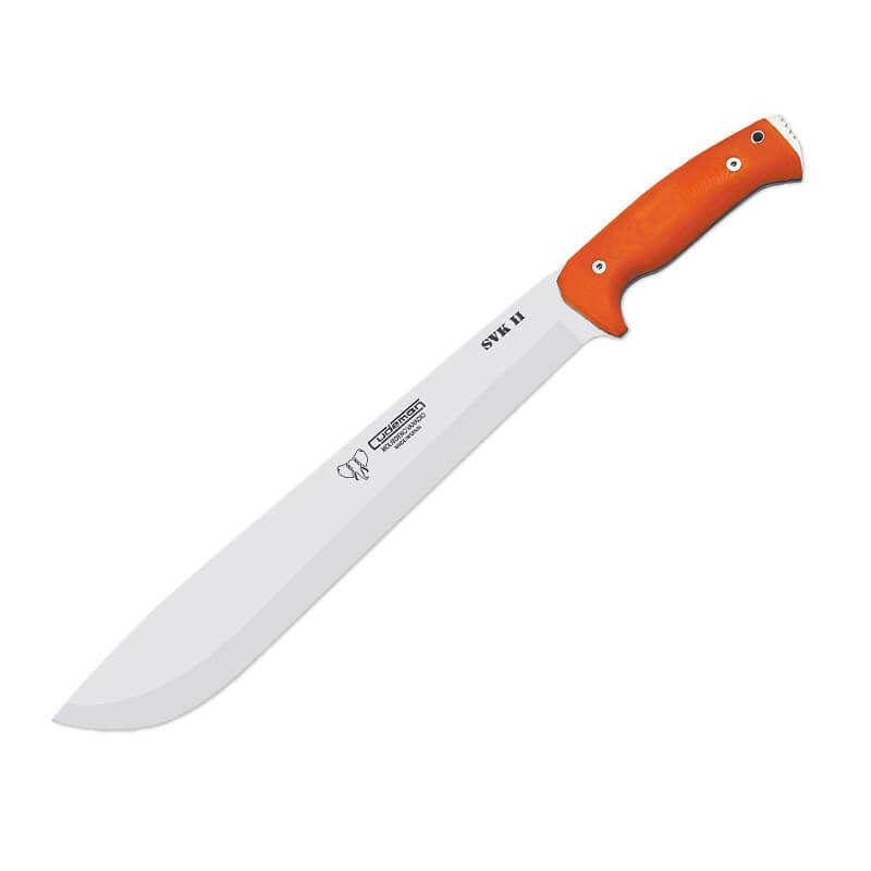 Machete de supervivencia Cudeman SVK II G10 naranja