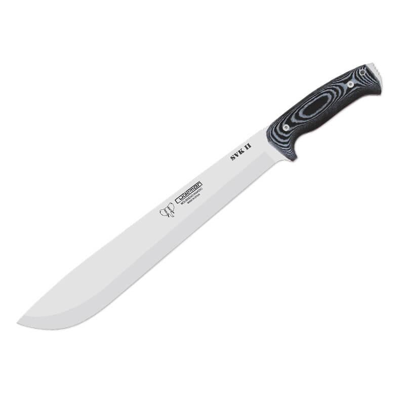Machete de supervivencia SVK II Cudeman con mango en micarta negra