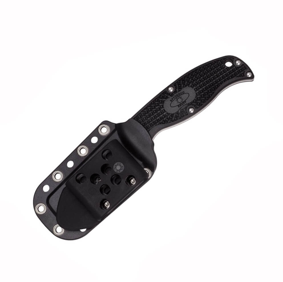 Cuchillo Spyderco ENUFF con mango de FRN negro y hoja SpyderEgde de VG-10 FB31SBK