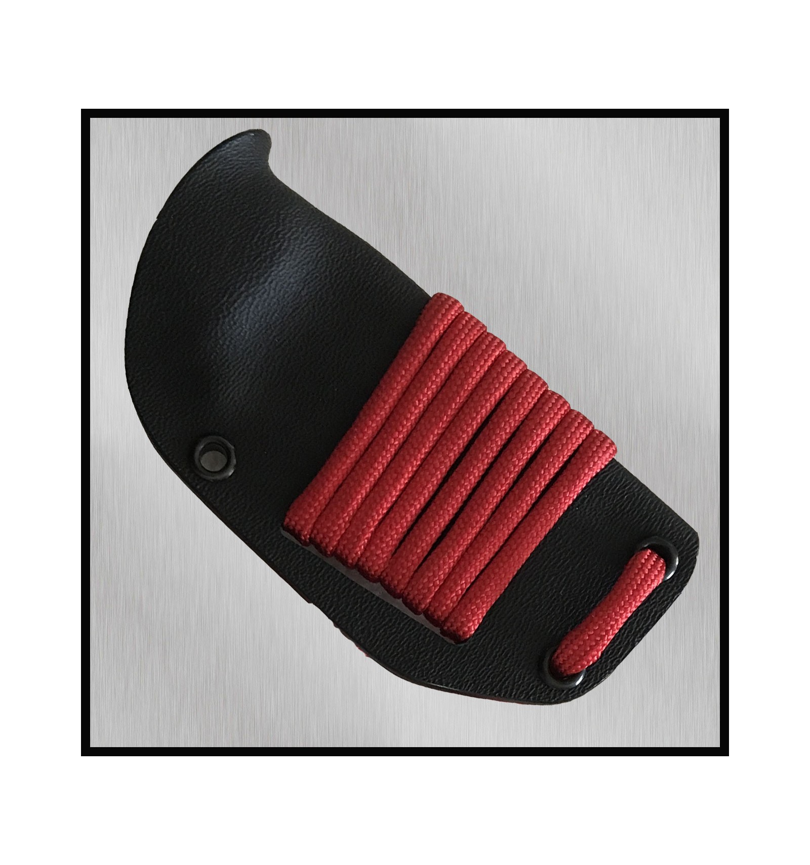 Cuchillo táctico Nieto Chamán micra con mango de micarta negra y hoja de acero AN-58 de 6 cm