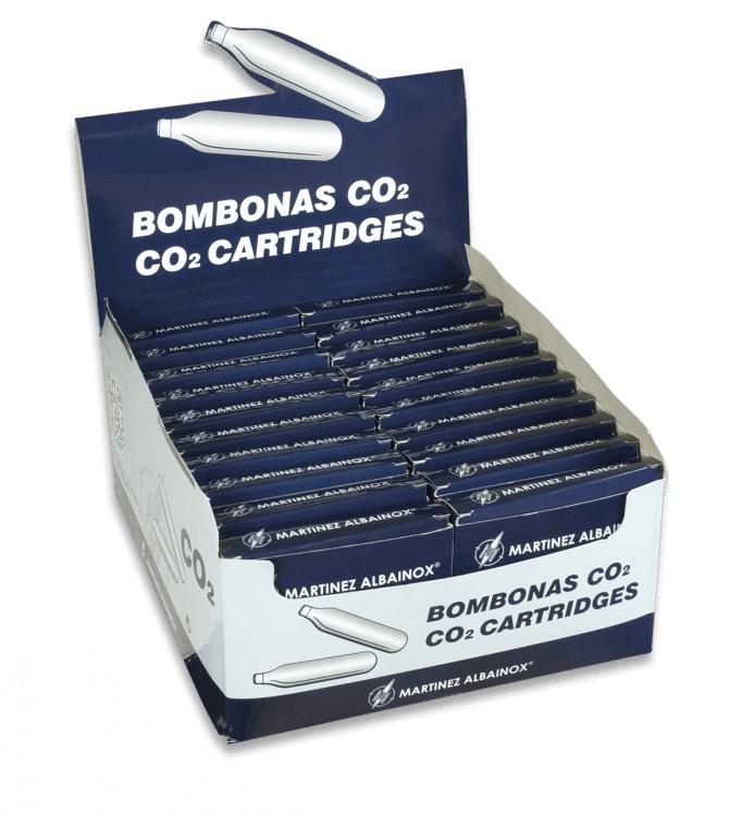 Expositor de cien bombonas de CO2 para airsoft