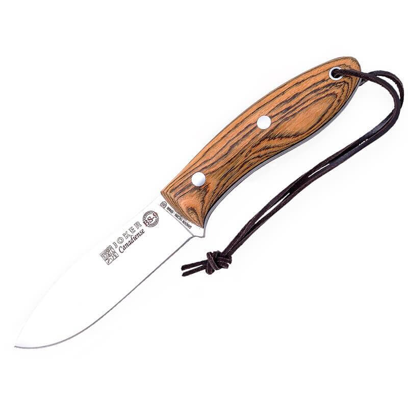 Cuchillo de bushcraft Joker BS9 Canadiense con mango de madera de bocote
