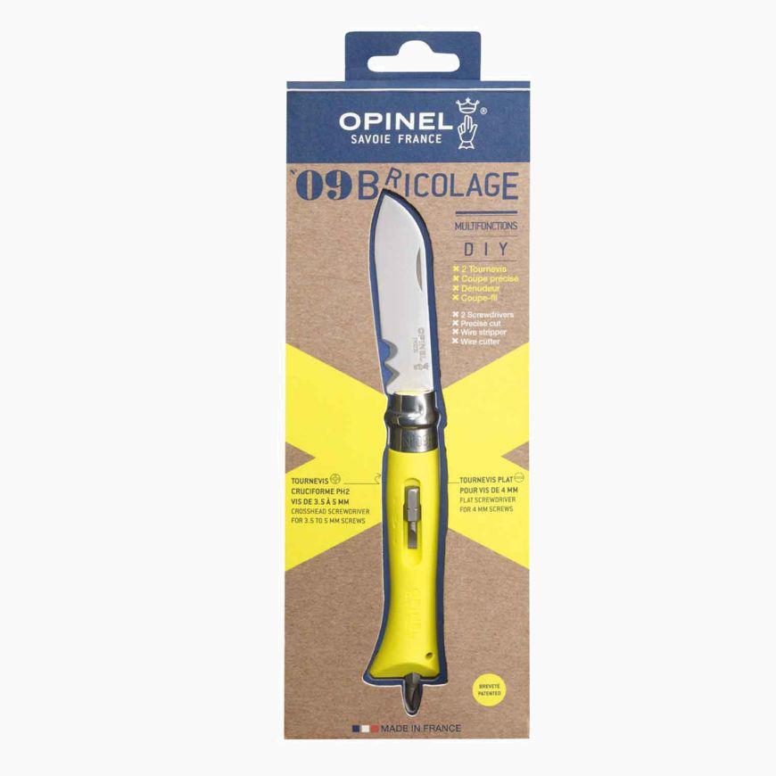 Opinel Nº9 Navaja Bricolaje color amarillo