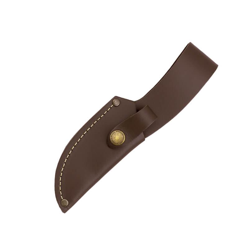 Cuchillo desollador Cudeman con puño en madera de olivo