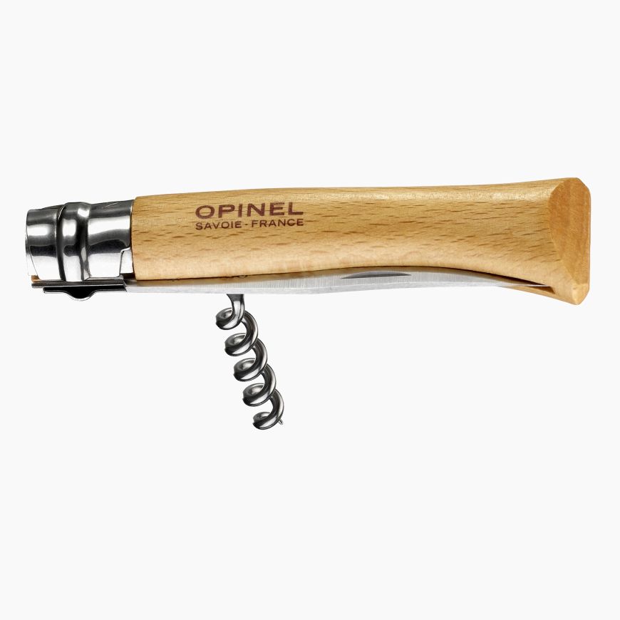 Opinel Nº10 Navaja sacacorchos de madera de haya