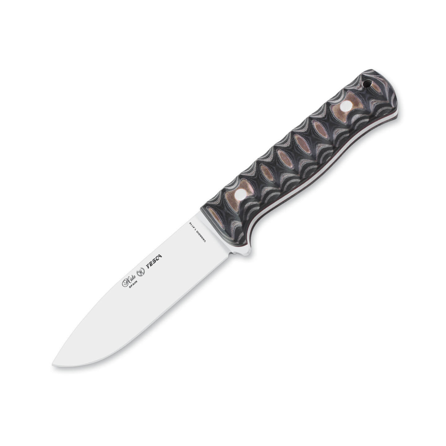 Cuchillo Nieto Yesca con mango de katex marrón 1049-K