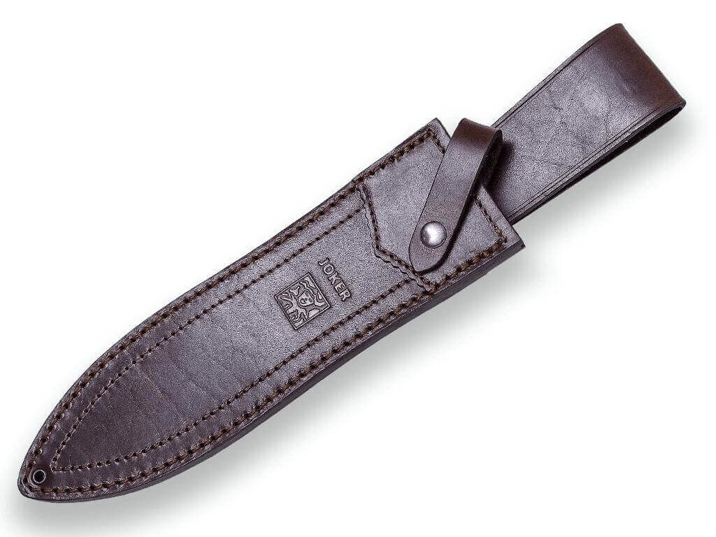 Couteau de chasse Joker Jabali avec manche en bois de cerf