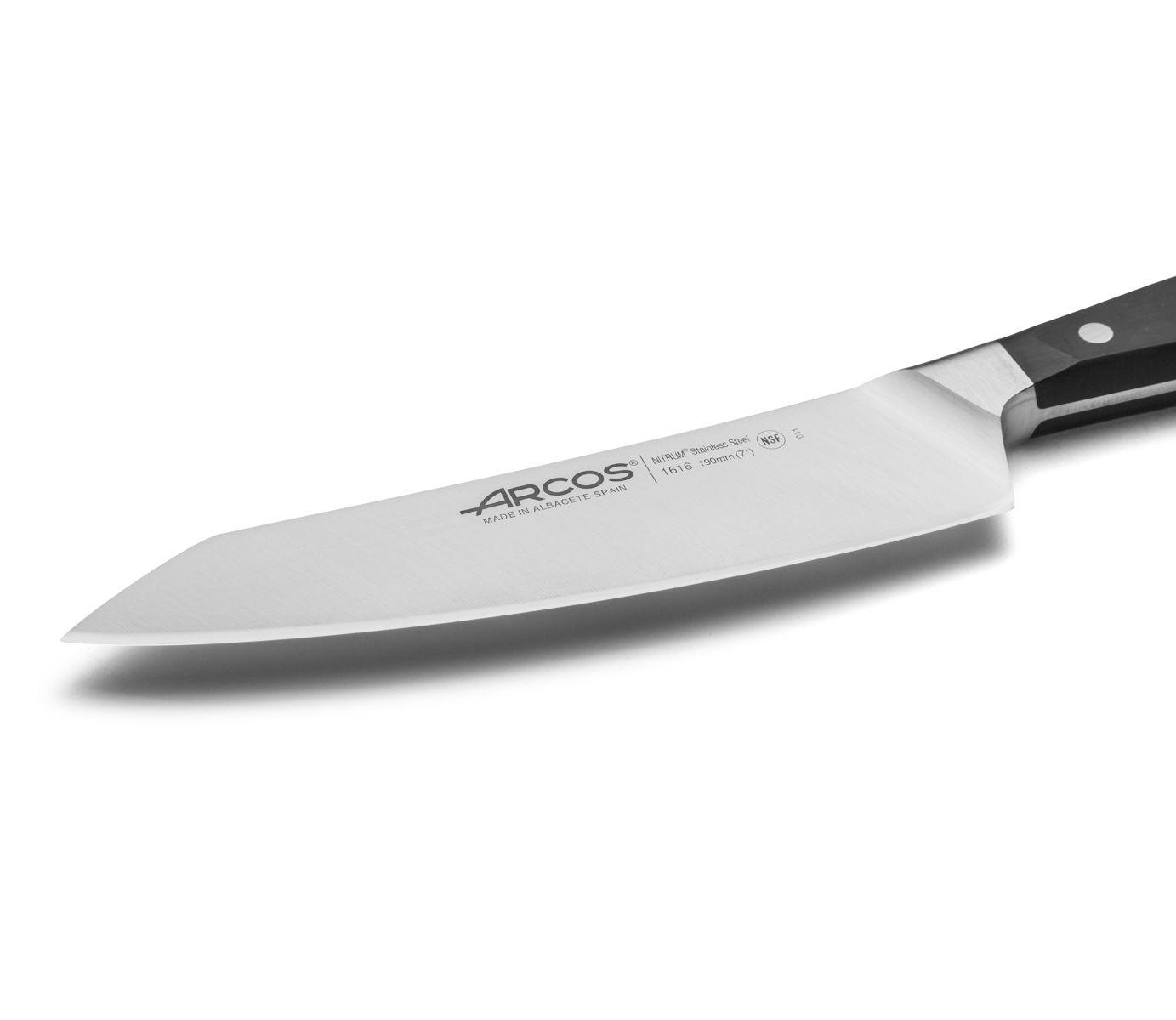 Cuchillo Rocking santoku Arcos Manhattan con hoja de 19 cm